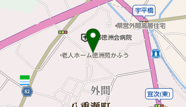 日本調剤南部薬局の地図画像