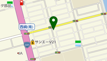 にしざき学童クラブの地図画像