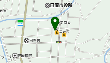 クリーニングのまえの伊集院店の地図画像