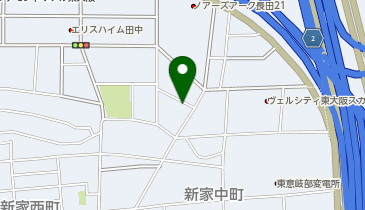 ガラスのハヤブサ鍵窓24 東大阪・長田受付センターの地図画像