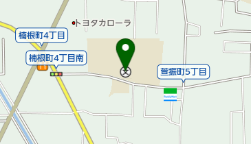 八尾北高校給品部の地図画像