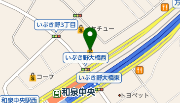 ジョーシン和泉中央店キッズランドの地図画像