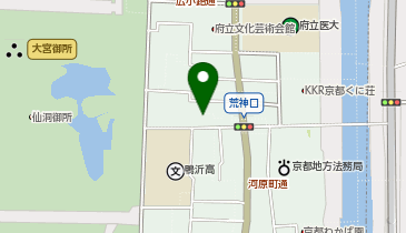 京都鴨沂会(公益社団法人)の地図画像