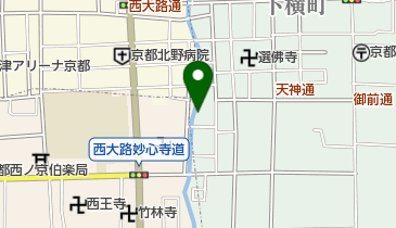 京建労京都中央支部の地図画像