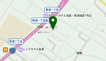 関電ガスサポートショップ草津栗東店の地図画像