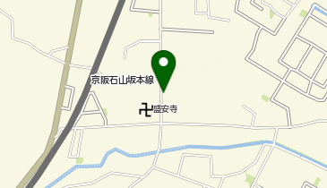 大津絵の館胡径庵の地図画像