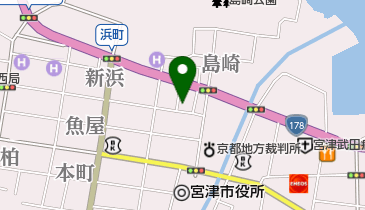宮津市役所 教育支援センター こころのひろばの地図画像
