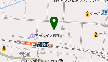 綾部市ものづくり交流館の地図画像