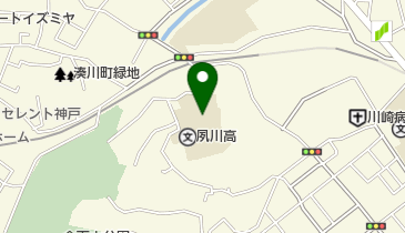 夙川中学校・高等学校の地図画像