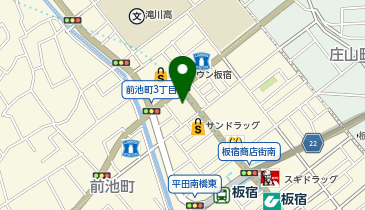 プラスワン板宿商店街店の地図画像