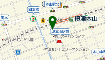 オレンジ薬局摂津本山店の地図画像