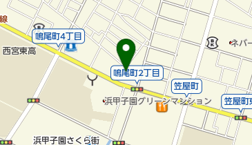 ライフデリ西宮店の地図画像