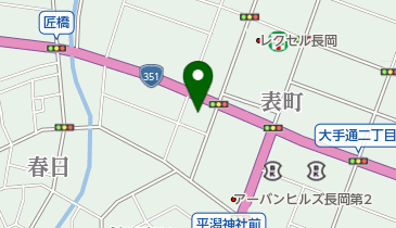asianrelaxationvilla長岡店の地図画像