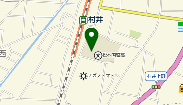 松本国際高等学校の地図画像