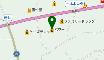 コメリパワー中野店ペットアミの地図画像