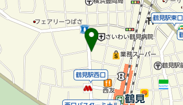 鶴見田中屋の地図画像