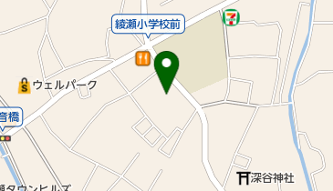 綾瀬市役所休日調剤薬局の地図画像
