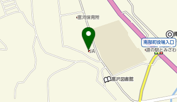 山梨みらい農業協同組合 富沢支店の地図画像