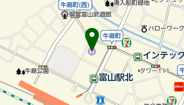 オークスカナルパークホテル富山 婚礼受付・貸衣裳の地図画像