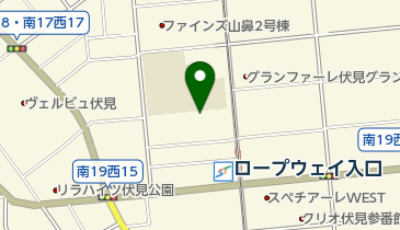 札幌市役所 子ども未来局 子ども育成部 伏見小ミニ児童会館の地図画像