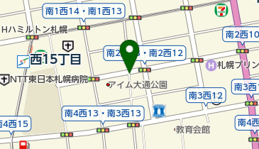 NYCソリューションズ株式会社札幌営業所の地図画像