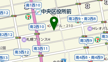 札幌市中央区第1地域包括支援センターの地図画像