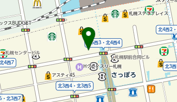 クイーンズウェイ札幌アピアの地図画像