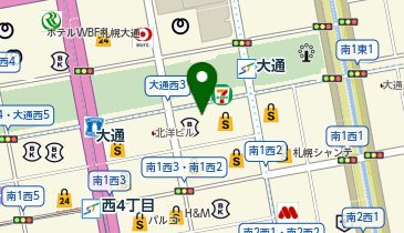 エステティックサロンパワービューティー札幌店の地図画像