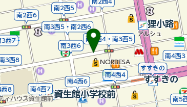 銀のすずプレミアム・ストレスカウンセリングの地図画像