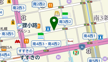ハイポジションの地図画像