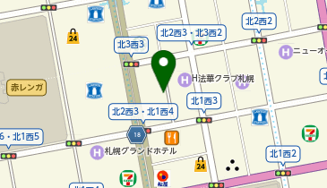 ハートランド 札幌店の地図画像