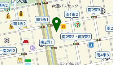 宮城県人会北海道連合会みやぎ観光情報センターの地図画像