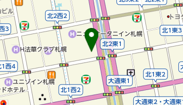 札幌耳鼻咽喉科アレルギークリニックの地図画像