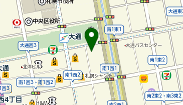 BARBERムツミ大通店の地図画像