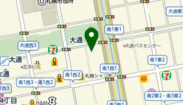 そば処大番の地図画像