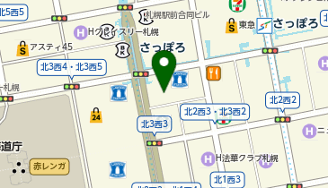 みずほ証券株式会社札幌支店の地図画像