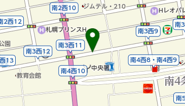 大鵬薬品工業株式会社札幌支店の地図画像