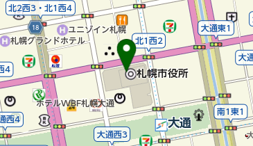 日本政策金融公庫 札幌支店 国民生活事業 お申込相談の地図画像