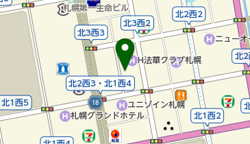 株式会社サンライズ社札幌支店の地図画像