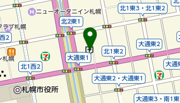 京王観光株式会社札幌支店の地図画像