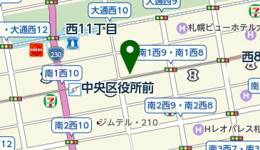 ワミレスウインズサロンさっぽろの地図画像