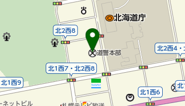 北海道立女性プラザの地図画像