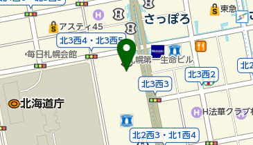 みらくる薬局道庁前店の地図画像