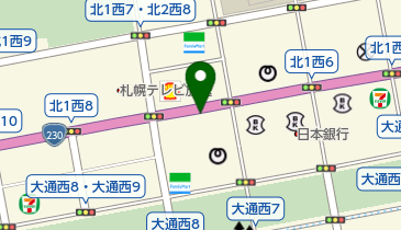 カフェレストランビストロジョージの地図画像