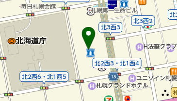 株式会社日立製作所北海道支社の地図画像