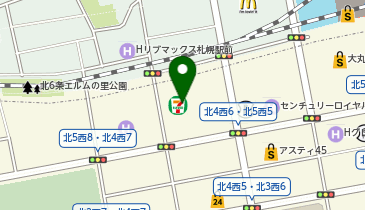 三菱商事アグリサービス株式会社札幌支店の地図画像