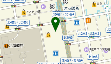 野村證券株式会社札幌支店の地図画像