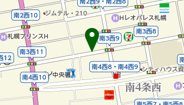 株式会社ホテルラフィナート札幌の地図画像