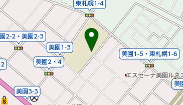 札幌市役所 子ども未来局 子ども育成部 豊園小ミニ児童会館の地図画像