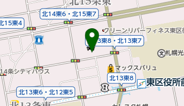 まつげサロンme東札幌店の地図画像